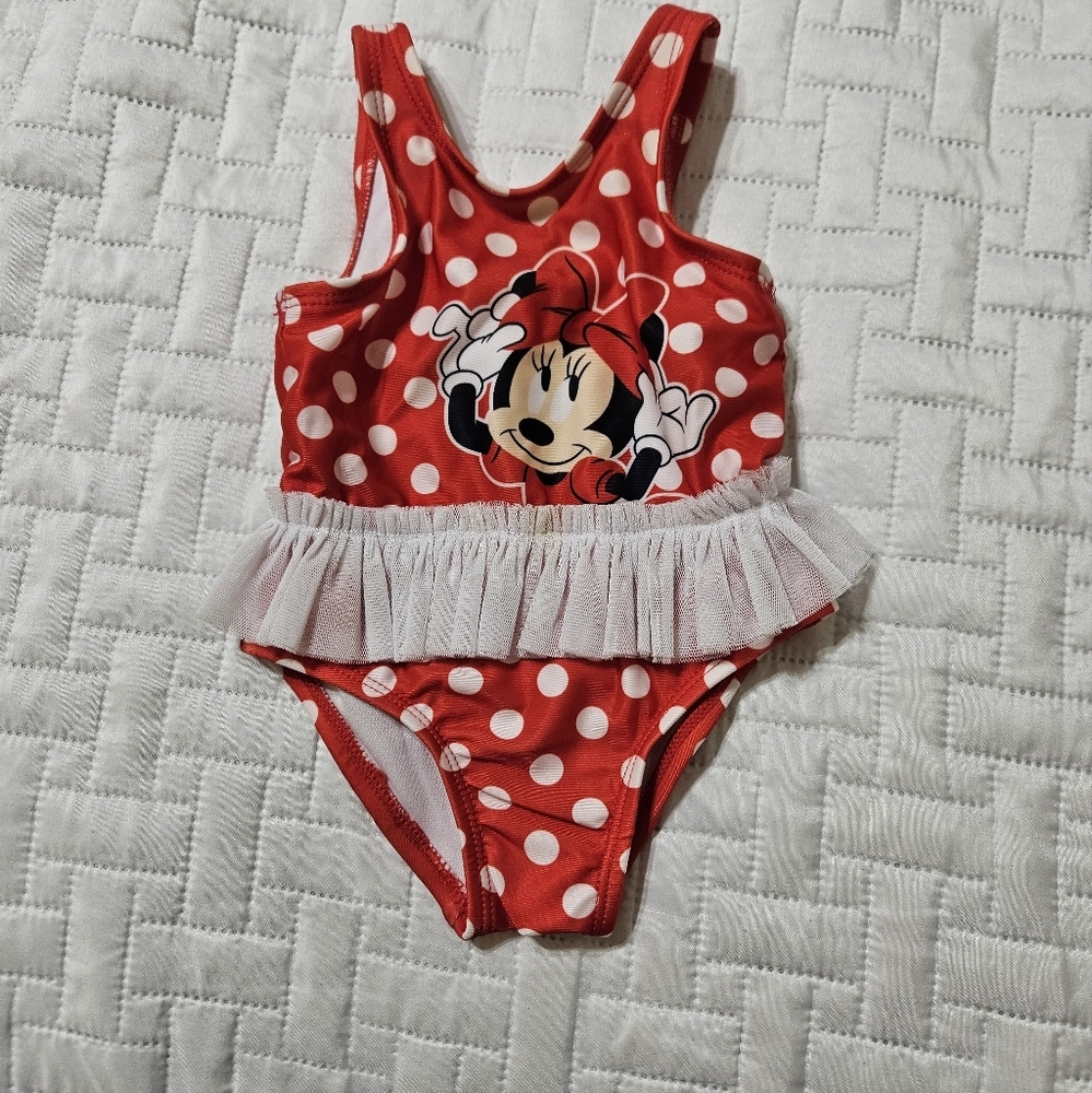 Disney Minnie Mourse Baby Girl Swimsuit Size 0/3 Months